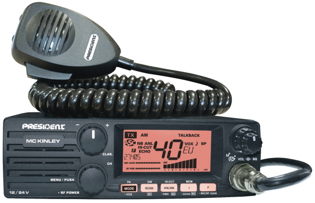 AnyTone ARES II 10 Meter Radio for Truck, with CTCSS DCS, High Power Output Max FM 40W, AM 12W,SSB 35W. - 2
